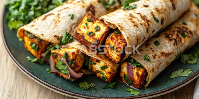 Food rich in distinctive flavours, the art of presenting dishes with fresh vegetables, oriental recipes in restaurants in the Kingdom of Saudi Arabia, delicious chicken sandwich dish, fast food meals