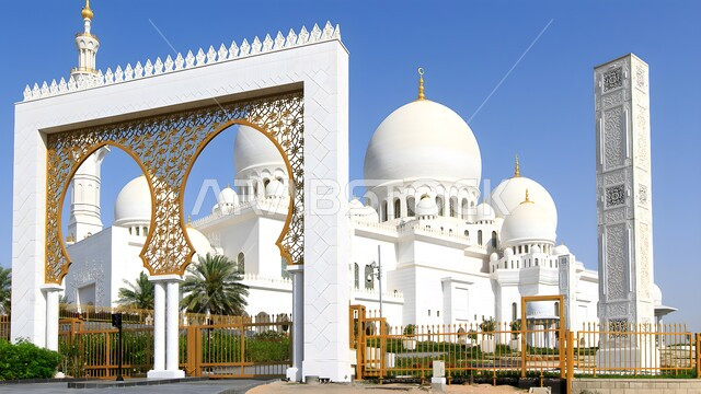 نداء المسلمين لأداء العبادات والفرائض, مفهوم العبادة والتقرب إلى الله تعالى, معالم وأماكن اسلامية مقدسة, الفن الهندسي المعماري لبناء القبب والمآذن في مساجد الامارات العربية المتحدة, مسجد الشيخ زايد بن سلطان آل نهيان المبني على الطراز الاسلامي الحديث في أبوظبي