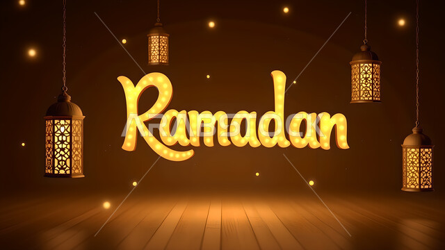 البهجة بقدوم رمضان المبارك, زينة واكسسوارات وديكورات شهر الخير, فوانيس تقليدية معدنية مزخرفة مضيئة, الأجواء الرمضانية الروحانية في المملكة العربية السعودية, الاحتفال بالمناسبات الدينية الإسلامية
