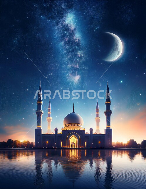  مفهوم العبادة والتقرب إلى الله تعالى، الديكورات والتصاميم الهندسية المعمارية لبناء المساجد في المملكة العربية السعودية، أماكن اسلامية دينية مقدسة، المآذن والقبب على الطراز الإسلامي العصري الحديث
