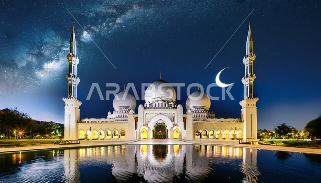  مفهوم العبادة والتقرب إلى الله تعالى، الديكورات والتصاميم الهندسية المعمارية لبناء المساجد في المملكة العربية السعودية، أماكن اسلامية دينية مقدسة، المآذن والقبب على الطراز الإسلامي العصري الحديث