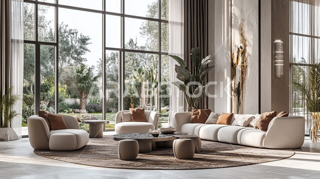 ديكورات عصرية ومبتكرة للشقق والفلل السكنية في المملكة العربية السعودية، أثاث منزلي راقي ومريح, غرفة جلوس فاخرة, الواجهات والنوافذ الزجاجية، غرف معيشه بتصاميم عصرية حديثه, التحف والديكورات الداخليه الأنيقة