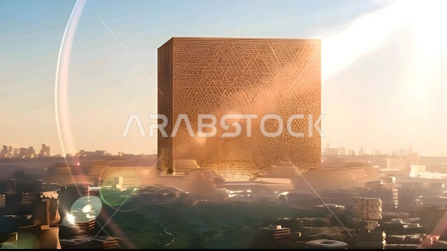 المراكز الترفيهية والمرافق المجتمعية في العاصمة، الأماكن والمعالم السياحية المشهورة لجذب الزوار من شتى أنحاء العالم، التقدم العمراني للمنشآت والمباني السكنية، مشروع المربع الجديد في مدينة الرياض، رؤية مسقبلية 2030 