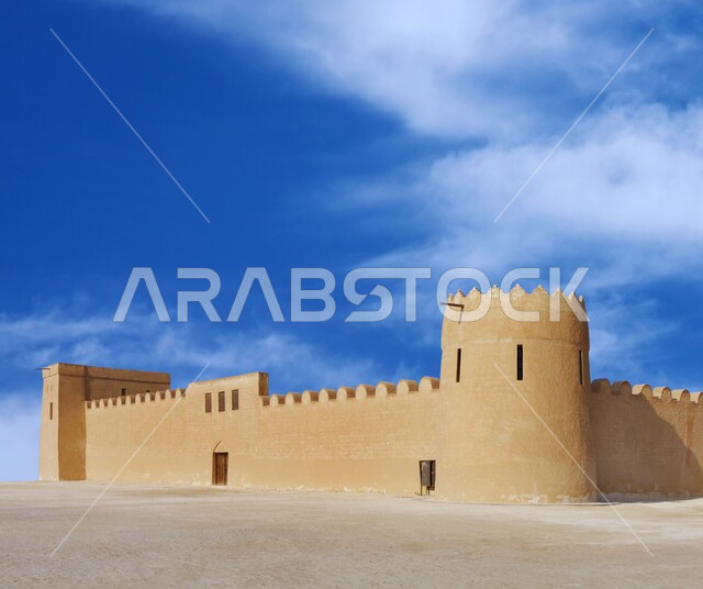 قلعة الرفاع في دولة البحرين, المعالم التاريخية الأثرية الشعبية, الأماكن السياحية القديمة المشهورة, الفن الهندسي المعماري للقلاع التراثية المبنية على الطراز الطيني القديم