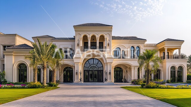 التصميم المتطور للفلل السكنية في المملكة العربية السعودية, النوافذ والواجهات الزجاجية الكبيرة, الاهتمام بزراعة الأشجار ونباتات الزينة في حدائق المنازل, التصاميم الخارجية المتميزة, الديكورات العصرية الحديثة, الفن الهندسي المعماري على الطراز الحديث