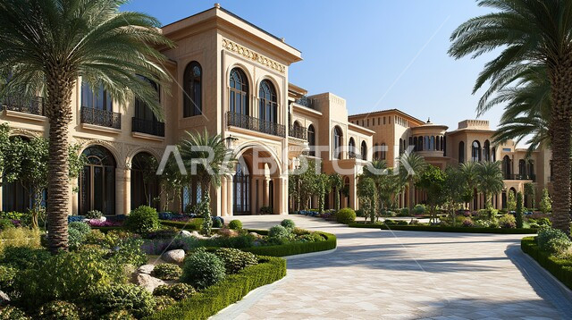 الاهتمام بزراعة الأشجار ونباتات الزينة في حدائق المنازل, التصاميم الخارجية المتميزة, الديكورات العصرية الحديثة, الفن الهندسي المعماري على الطراز الحديث, التصميم المتطور للفلل السكنية في المملكة العربية السعودية, النوافذ والواجهات الزجاجية الكبيرة