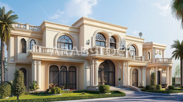 النمو والتقدم العمراني في المملكة العربية السعودية ,الأشجار والنباتات الخضراء المحيطة بالشقق والفلل السكنية السياحية، تصميمات وديكورات فخمة، الفن الهندسي المعماري على الطراز الحديث، تصاميم عصرية متميزة