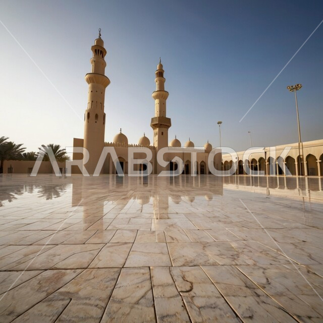  الفن الهندسي المعماري على الطراز العربي العريق، اماكن للعبادة والطاعه والتقرب الى الله،  نداء المسلمين لأداء الصلوات، معالم اسلامية مقدسة، الديكورات والتصاميم الهندسية المعمارية، المآذن و القبب على الطراز الإسلامي العصري الحديث