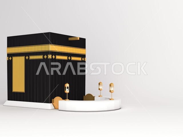  الكعبة المشرفة وجهة المسلمين من كل بقاع الأرض, أشهر المعالم الدينية الإسلامية في مكة المكرمة, أداء العبادات ومناسك الحج والعمرة للتقرب إلى الله, قوالب وتصاميم للتهنئة بموسم الحج