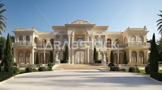 النمو والتقدم العمراني في المملكة العربية السعودية ,الأشجار والنباتات الخضراء المحيطة بالشقق والفلل السكنية السياحية، التصميمات والديكورات الفخمة، الفن الهندسي المعماري على الطراز الحديث، التصاميم العصرية المتميزة