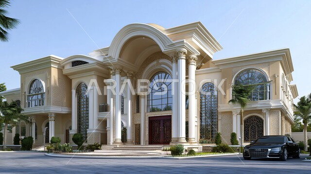 التصاميم العصرية المتميزة، الفن الهندسي المعماري على الطراز الحديث، التصميمات والديكورات الفخمة، النمو والتقدم العمراني في المملكة العربية السعودية ,الأشجار والنباتات الخضراء المحيطة بالشقق والفلل السكنية السياحية