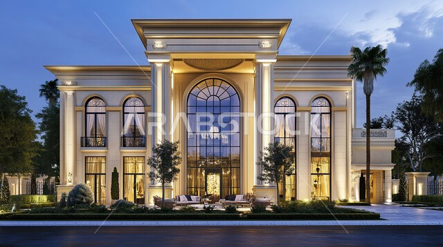 التصاميم العصرية المتميزة، الفن الهندسي المعماري على الطراز الحديث، التصميمات والديكورات الفخمة، النمو والتقدم العمراني في المملكة العربية السعودية, الأشجار والنباتات الخضراء المحيطة بالشقق والفلل السكنية السياحية