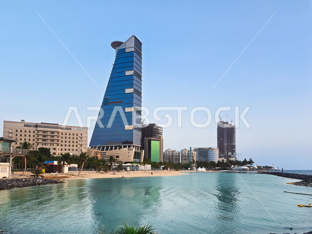 الواجهة البحرية في المملكة العربية السعودية, التطور والتقدم العمراني السعودي, معالم وأماكن سياحية مشهورة, الأبراج وناطحات السحاب المطلة على ساحل البحر الأحمر, المناظر الطبيعية المائية, مناطق جذب الزوار إلى مدينة جدة الساحلية