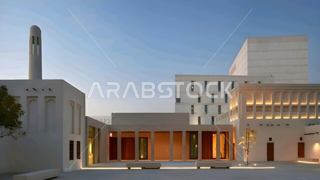 بيت محمد بن جاسم في متاحف مشيريب في قطر، النمو والتقدم العمراني للابراج و ناطحات السحاب، مقصد السياح من مختلف البلدان للتعرف على التراث والحضارة القطرية، المتاحف و المعالم والقصور المشهورة، الفن الهندسي المعماري على الطراز الحديث