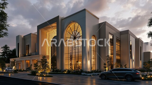 النمو والتقدم العمراني في المملكة العربية السعودية, التصميمات والديكورات الفخمة، التصاميم العصرية المتميزة، الفن الهندسي المعماري على الطراز الحديث، الأشجار والنباتات الخضراء المحيطة بالشقق والفلل السكنية السياحية