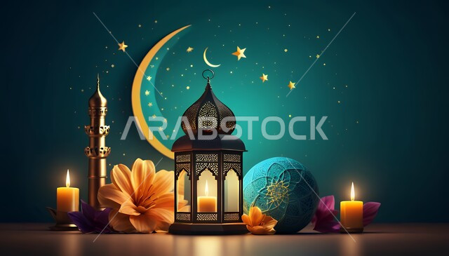  البهجة والفرح بقدوم شهر الخير، المصابيح المضيئة المتميزة, ديكورات متميزة على الطراز الاسلامي، زينة رمضان المبارك, الفوانيس المعدنية التقليدية المزخرفة في الأجواء الروحانية، الاحتفال بالمناسبات والأعياد الدينية