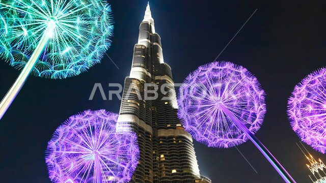  برج خليفة في الإمارات العربية المتحدة، أماكن جذب واستقطاب السياح من أنحاء العالم، المعالم السياحية المشهورة، الفن الهندسي المعماري على الطراز الحديث للمباني والمنشآت التجارية والسكنية، النمو والتطور العمراني للأبراج وناطحات السحاب في مدينة دبي