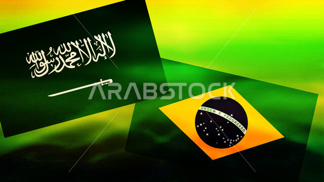 تجسيد التنوع الثقافي بين الدول، تعزيز وحدة الهوية المشتركة، العلم الوطني للسعودية بجانب علم البرازيل، إبراز دور المملكة في ترسيخ التفاهم الدولي، مد جسور التواصل بين الشعوب، التعاون السعودي والبرازيلي
