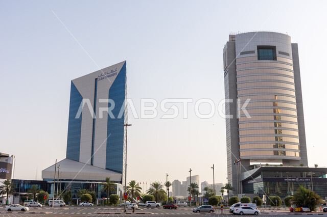 برج بنك الإمارات دبي الوطني ومبنى غرفة تجارة دبي في منطقة رقة البطين، الفن الهندسي المعماري لبناء الأبراج والمنشآت التجارية والاقتصادية, الفرص الاستثمارية في الإمارات العربية المتحدة, البنوك والمصارف والمراكز المالية