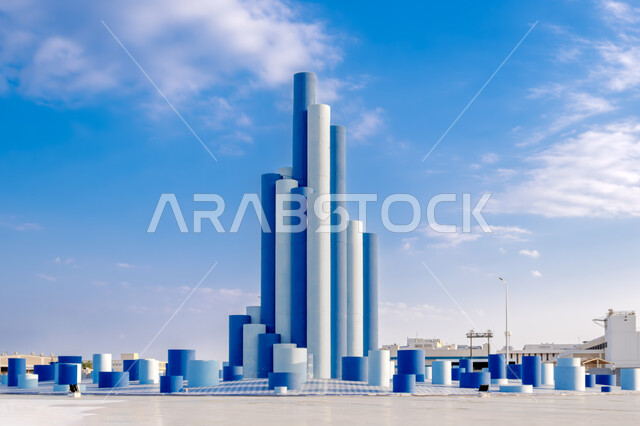 التصميم المتميز لدوار التحلية في مدينة جدة، الفن الهندسي المعماري للابراج على الطراز الحديث، أماكن ومعالم سياحية مشهورة في المملكة العربية السعودية