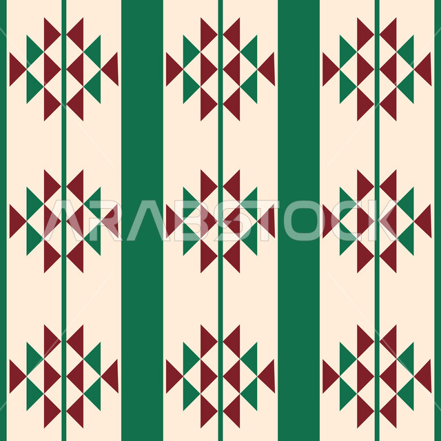 تصميم سعودي للنقوش العربيه الاصيله الملونة، فن حرفي تراثي، التراث الشعبي لزخرفة السدو بأشكال هندسية، الحرف والمهن اليدوية التقليدية في المملكة العربيه السعودية