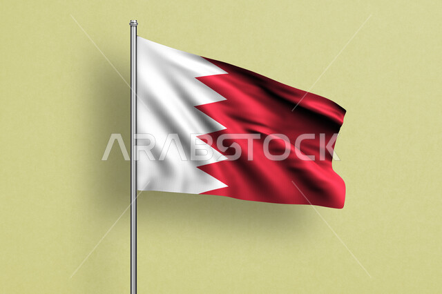 ذكرى اليوم الوطني البحريني 16 ديسمبر, عيد الاستقلال 15 آب, الاحتفال بالأعياد والمناسبات الوطنية, أعلام دول الخليج, مفهوم الفخر والاعتزاز بالهوية البحرينية, علم دولة البحرين يرفرف, خلفية صفراء