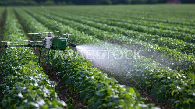 تطور التقنيه والتكنولوجيا الحديثه في الري وسقي المزروعات, استخدام أجهزة الدرون لسقي الاراضي الزراعيه في السعودية، زيادة الانتاج المحلي وتحسين جودة المحاصيل الوطنية, الاعتماد على الآلات والأجهزه المتطورة في السقاية