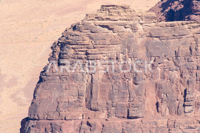 Historical archaeological tourist landmarks, natural rock formations and formations in the city of Al-Ula in the Kingdom of Saudi Arabia, the beauty of desert nature, mountain peaks and heights, places of attraction and attraction for tourists to learn about Saudi history, natural rock carvings in the mountains