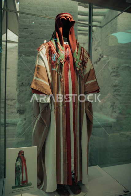 مجسم لآخر أئمة الدولة السعودية عبد الله بن مسعود الكبير في متحف مطل البجيري التاريخي في الدرعية في الرياض، جذب واستقطاب السياح من أنحاء العالم، موقع تراثي عالمي، حضارة وتاريخ المملكة، معلم ومكان سياحي أثري مشهور