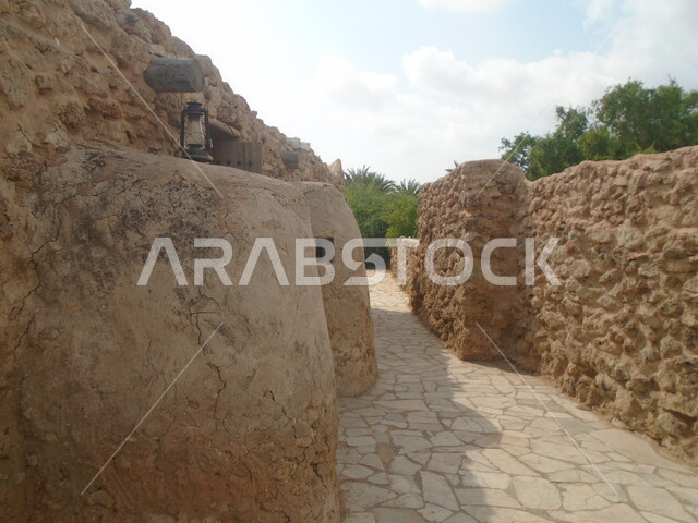 الاهتمام بزراعة الأشجار والنباتات الخضراء، استقطاب وجذب السياح من أنحاء العالم، منزل طيني في قرية القصار في مدينة جازان، معلم ومكان سياحي مشهور، المباني على التراث القديم في محافظة فرسان في المملكة العربية السعودية