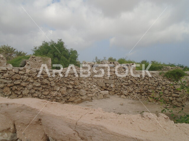 استقطاب وجذب السياح من أنحاء العالم، منزل طيني في قرية القصار في مدينة جازان، الاهتمام بزراعة الأشجار والنباتات الخضراء، معلم ومكان سياحي مشهور، المباني على التراث القديم في محافظة فرسان في المملكة العربية السعودية