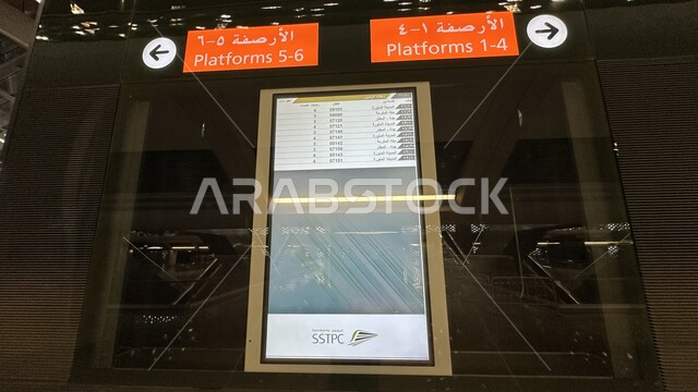  الفن الهندسي لتطور وتقدم وسائل النقل والمواصلات، خط كهربائي سريع يربط بين مكة المكرمة والمدينة المنورة، القدرة على التنقل من منطقة لأخرى، بوابات الدخول إلى الأرصفة، محطة قطار الحرمين السريع في المملكة العربية السعودية، وسيلة نقل مريحة للحجاج والمعتمرين