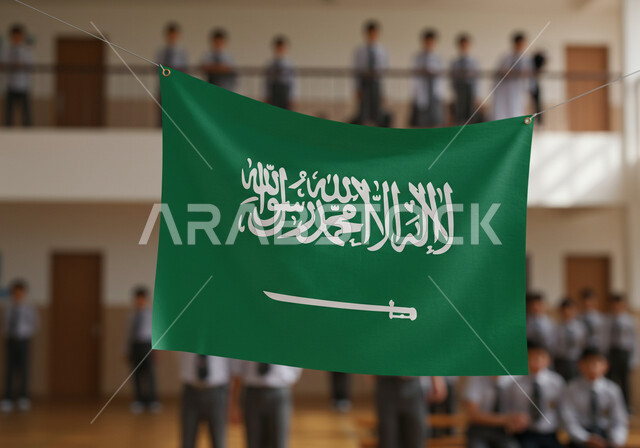 التعليم في مدارس المملكة، يوم العلم 11 مارس، اليوم الوطني السعودي 23 سبتمبر, علم المملكة العربية السعودية، مبنى ومؤسسة تعليمية، مفهوم حب الوطن والانتماء إليه، خلفية الطلاب في المدرسة