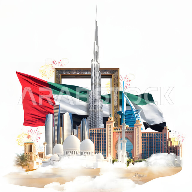Uaae Famous landmarks in the United Arab Emirates, urban growth and ...