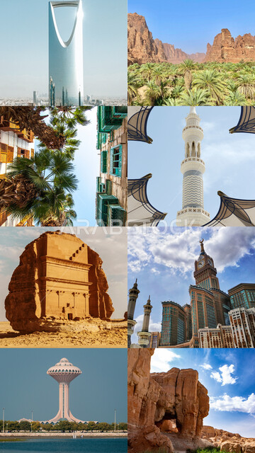  برج الساعة في مكة المكرمة، التصاميم الهندسية المعمارية على الطراز الحديث، برج المملكة في العاصمة الرياض، حي البلد في جدة، الفن الهندسي للابراج وناطحات السحاب، التطور والتقدم العمراني للمباني، أماكن ومعالم سياحية مشهورة، المسجد النبوي في المدينة المنورة