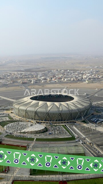 النمو والتقدم العمراني للملاعب والأندية، مكان مشهور في المملكة العربية السعودية، أماكن للأنشطة الترفيهية الرياضية والمباريات والبطولات العالمية، الفن الهندسي المعماري على الطراز الحديث لمدينة الملك عبد الله الرياضية