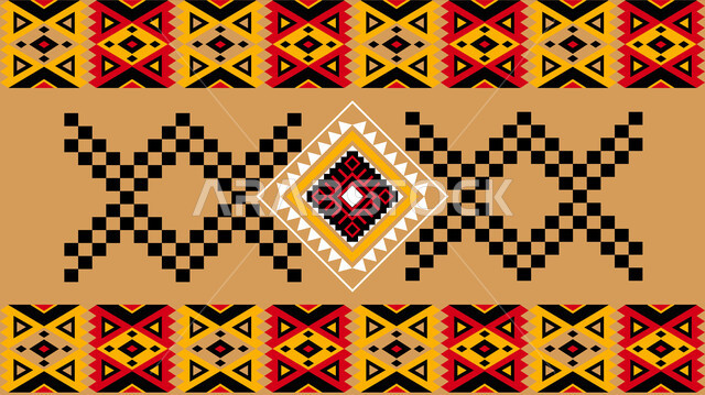 تصميم سعودي للنقوش العربيه الاصيله الملونة، الحرفة والمهنة اليدوية التقليدية في المملكة العربيه السعودية، الفن الحرفي التراثي، التراث الشعبي لزخرفة السدو بأشكال هندسية