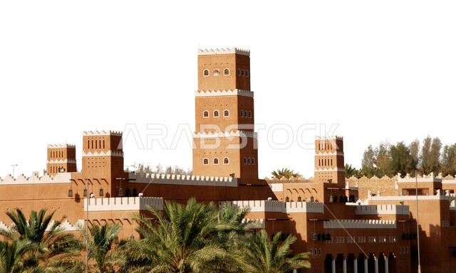 مسجد الظويهرة في الدرعية، معلم أثري تاريخي شعبي قديم، أماكن تراثية لجذب واستقطاب السياح، الفن الهندسي المعماري من الطوب على الطراز العربي في مدينة الرياض بالمملكة العربية السعودية، نداء المسلمين لاداء الصلاة