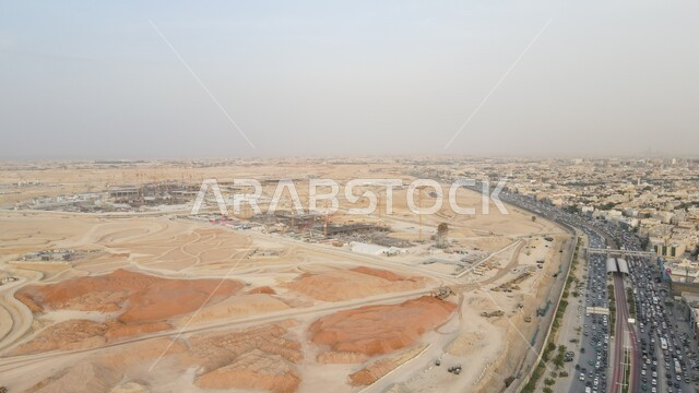  حديقة الملك سلمان قيد الانشاء في مدينة الرياض، معالم سياحية مشهورة في السعودية، وجهة مثالية لقضاء أوقات ممتعة، فعاليات وأنشطة ترفيهية في الحدائق والمتنزهات العائلية