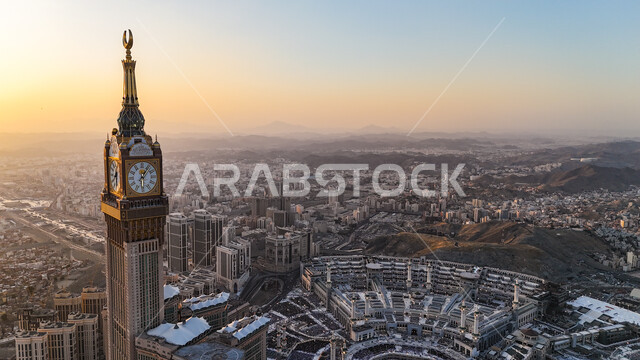 برج الساعه الملكي في المسجد الحرام، معالم دينية إسلامية مقدسة في مكة المكرمة، القمم والمرتفعات الجبلية في المملكة العربيه السعودية، الفن الهندسي المعماري للأبراج وناطحات السحاب