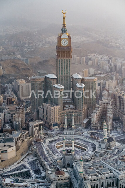 برج الساعه الملكي في المسجد الحرام، معالم دينية إسلامية مقدسة في مكة المكرمة، القمم والمرتفعات الجبلية في المملكة العربيه السعودية، الفن الهندسي المعماري للأبراج وناطحات السحاب