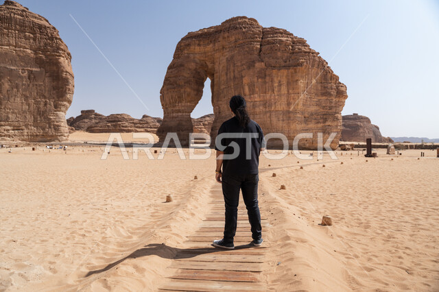  صخرة الفيل في المملكة العربية السعودية، الحضارات القديمة والمعالم التاريخية الأثرية، القمم والمرتفعات الجبلية، الأماكن والمناطق الصحراوية المشهورة، التشكيل و التكوين الصخري في مدينة العلا