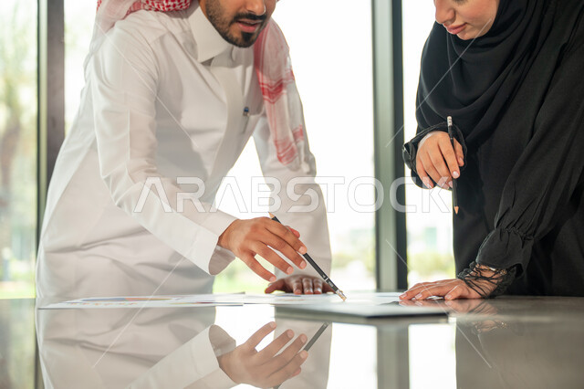 Developing, studying and analyzing new projects, unity and teamwork, workshops and training, analyzing results and graphs, Saudi office profession and job, business development and problem solving, conducting a meeting for an Arab Gulf Saudi team within the company's headquart