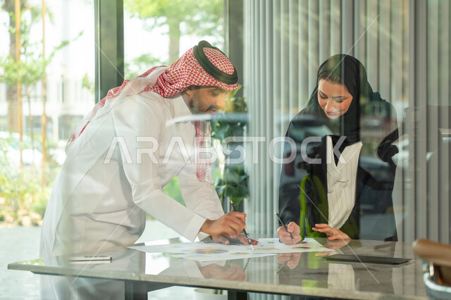 Developing, studying and analyzing new projects, unity and teamwork, workshops and training, analyzing results and graphs, Saudi office profession and job, business development and problem solving, conducting a meeting for an Arab Gulf Saudi team within the company's headquart