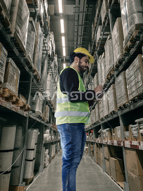 مهندس عربي سعودي خليجي في مقر العمل, ادارة المهام الهندسيه, كتابة وتسجيل الحسابات, جرد البضائع في المستودع, أمين مخازن, التأكد من توفر البضاعه في المستودع