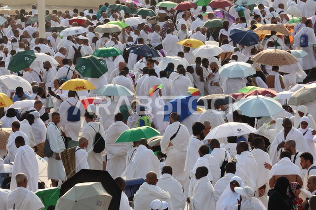 آدء مناسك الحج في يوم عرفة, مقصد المسلمين من أنحاء العالم, مكان ومعلم إسلامي ديني مقدس في المملكة العربية السعودية، حشود الحجاج على جبل عرفات، مفهوم العبادة والتقرب إلى الله، الحجاج والمعتمرين في مكة المكرمة