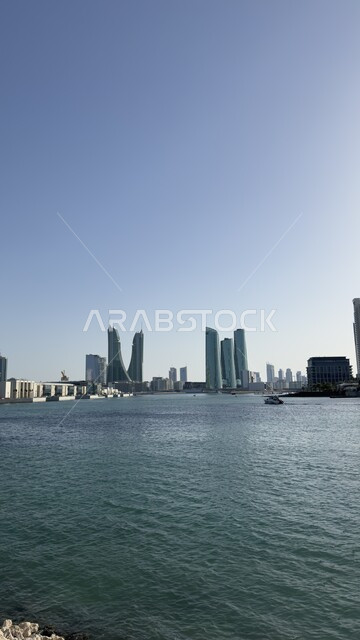 المرفأ المالي في دولة البحرين، الفن الهندسي المعماري على الطراز الحديث للابراج التجارية،  المعالم المشهورة في المنامة