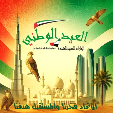 يوم الاتحاد 2 ديسمبر، مفهوم حب الوطن والانتماء إليه، الاحتفال بالأعياد والمناسبات الوطنية، علم دولة الامارات العربية المتحدة، الفخر والاعتزاز بالرموز والثقافة الإماراتية، ذكرى يوم العلم 3 نوفمبر, إحياء ذكرى اليوم الوطني الاماراتي 1971