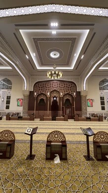 مسجد البشري في مدينة ابها، معالم دينيه اسلامية في المملكه العربيه السعوديه، الفن الهندسي المعماري الداخلي والديكورات الاسلامية للمساجد على الطراز القديم في عسير