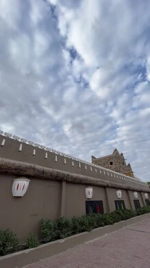 Bin Hamsan Heritage Village in Khamis Mushait, a tourist attraction, a famous tourist landmark, a historical archaeological building in the Kingdom of Saudi Arabia, the old-style architectural art of houses and homes in the Asir region